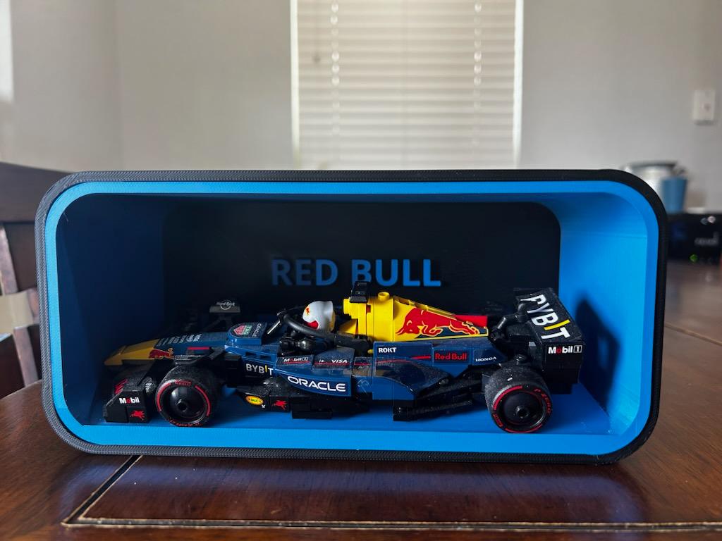 F-1 miniature display case — printed photo